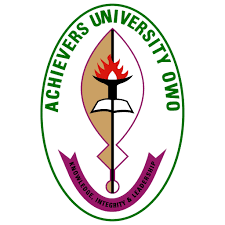 Achievers University Post UTME Past Questions and Answers