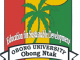 Obong University Admission List