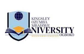 List of Courses Offered in Kingsley Ozumba Mbadiwe University (KOMU)